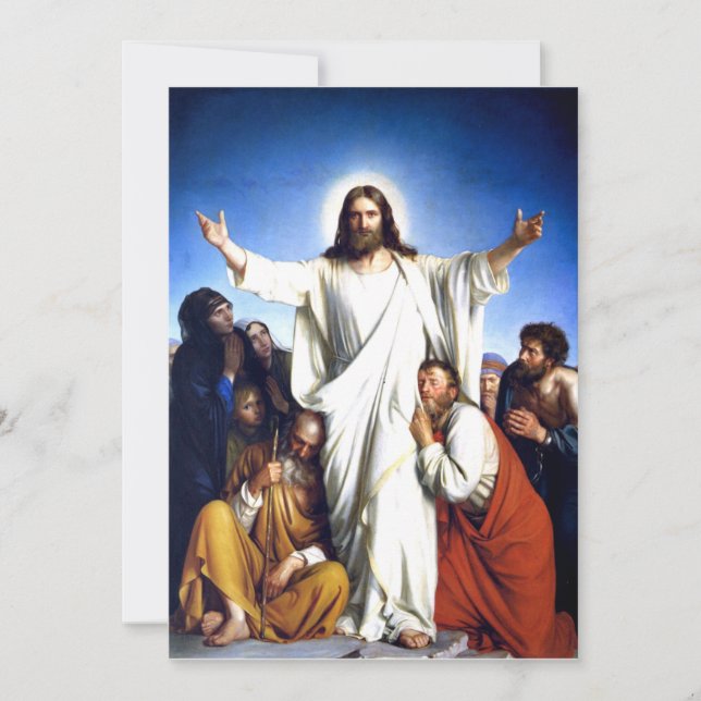 Cartes Pour Fêtes Annuelles Carl Bloch, Consultant Christus (Devant)