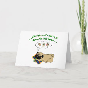 Cartes Pour Fêtes Annuelles Carlin de sucre Noël