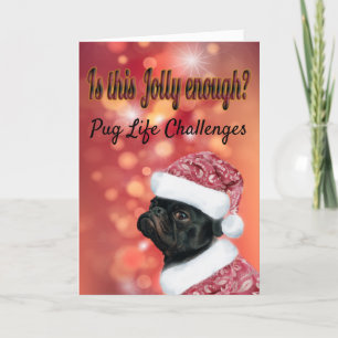 Cartes Pour Fêtes Annuelles Carlin Vie Défis Noël Jolly