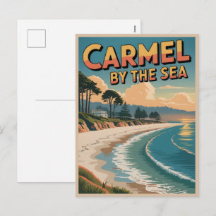 Cartes Pour Fêtes Annuelles Carmel au bord de la mer californie côte pacifique