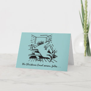 Cartes Pour Fêtes Annuelles Carol de Noël