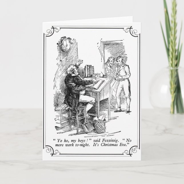 Cartes Pour Fêtes Annuelles Carol de Noël : C'est la veille de Noël (Devant)