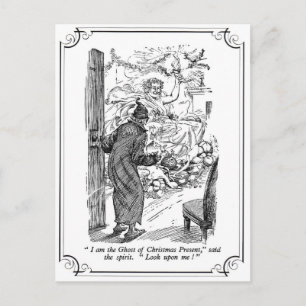 Cartes Pour Fêtes Annuelles Carol de Noël : Le fantôme de Noël présent