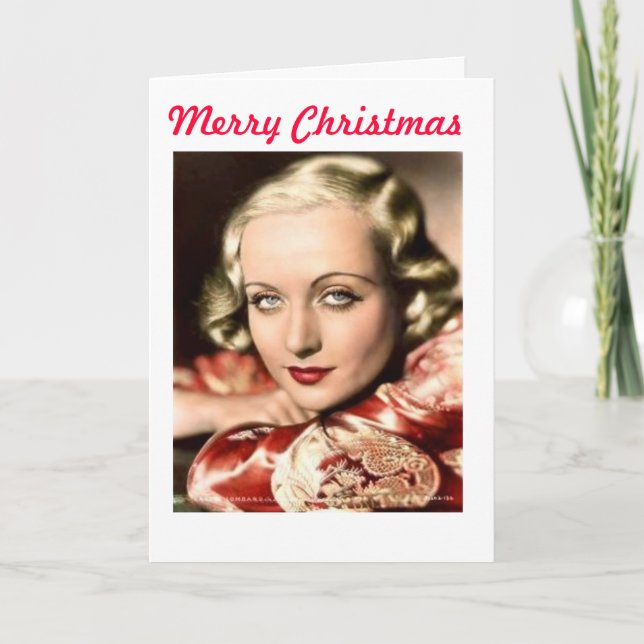 Cartes Pour Fêtes Annuelles Carole de Noël (Devant)