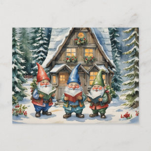 Cartes Pour Fêtes Annuelles Caroleurs de Noël