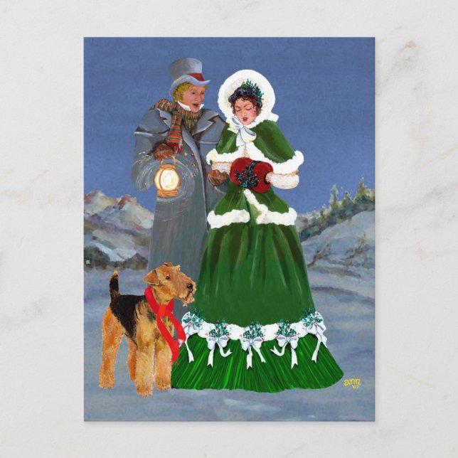 Cartes Pour Fêtes Annuelles Carols de Christmas (Devant)
