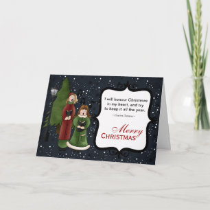 Cartes Pour Fêtes Annuelles Carols de Christmas