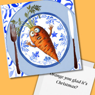 Cartes Pour Fêtes Annuelles Carottes carottes carottes cadre de Noël Légumes