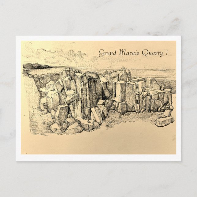 Cartes Pour Fêtes Annuelles Carrière du Grand Marais (Devant)