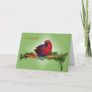 Cartes Pour Fêtes Annuelles Carrots