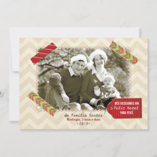 Cartes Pour Fêtes Annuelles Cartão de Natal foto
