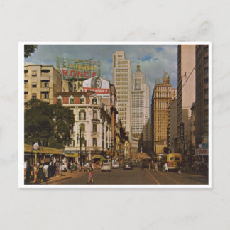 Cartes Pour Fêtes Annuelles cartao postal sao paulo antiga 1940
