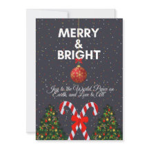 "Carte de Noël Joyeuse et Lumineuse"