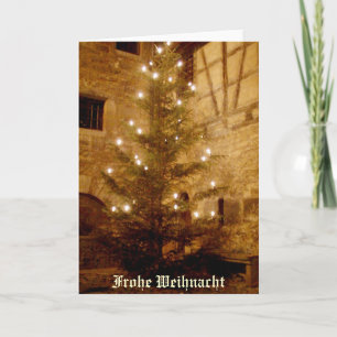 Cartes Pour Fêtes Annuelles Carte-Frohe allemande Weihnacht de Noël