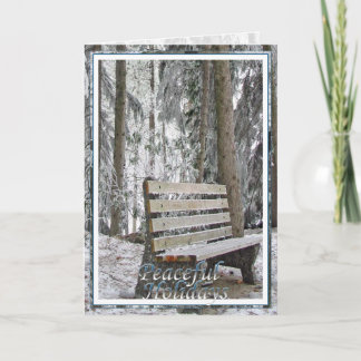 Cartes Pour Fêtes Annuelles Carte, Noël, Nouvel An - Vacances paisibles