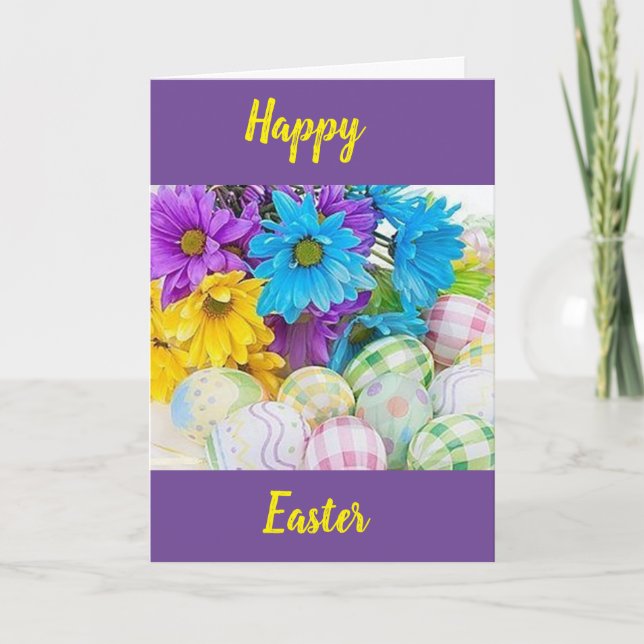 CARTES POUR FÊTES ANNUELLES **CARTE SPÉCIALE DE PÂQUES SOUHAITE À MON AMI*** (Devant)