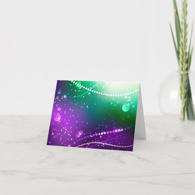 Cartes Pour Fêtes Annuelles Carthagène Solive Purple (Devant)