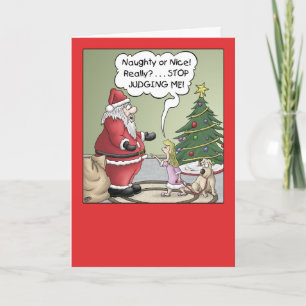 Cartes Pour Fêtes Annuelles Carton de Noël : Arrêtez de juger