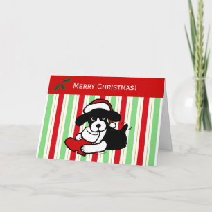 Cartes Pour Fêtes Annuelles Carton de Noël espagnol Springer anglais
