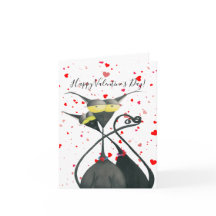 Cartoon de chats gris et noir