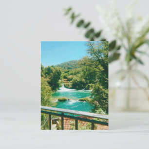 Cartes Pour Fêtes Annuelles Cascades de Krka - Parc national de Krka - Croatie
