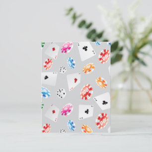 Cartes Pour Fêtes Annuelles Casino, Jeux accessoires motif 8
