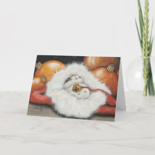 Cartes Pour Fêtes Annuelles Casquette de hamster de tintement de Lil