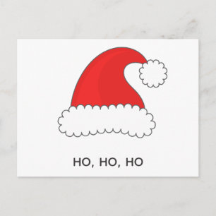 Cartes Pour Fêtes Annuelles Casquette du Père Noël