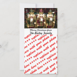 Cartes Pour Fêtes Annuelles Casse-noires Soldats Photo de Noël