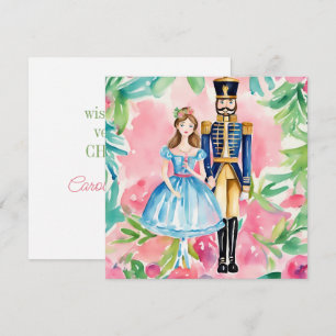 Cartes Pour Fêtes Annuelles Casse-noisette aquarelle et Noël Clara