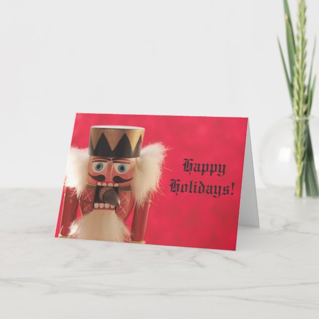 Cartes Pour Fêtes Annuelles Casse-noisette avec glande (Devant)
