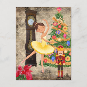 Cartes Pour Fêtes Annuelles Casse-Noisette Clara Acte I Veille de Noël