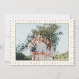 Cartes Pour Fêtes Annuelles Casse-Noisette Rose Vert Prépa Noël 2 Photos