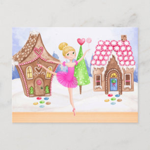Cartes Pour Fêtes Annuelles Casse-noix Ballet de fée de prune de sucre Noël