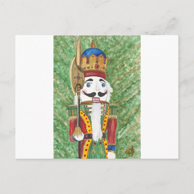 Cartes Pour Fêtes Annuelles Casse-noix de Noël (Devant)