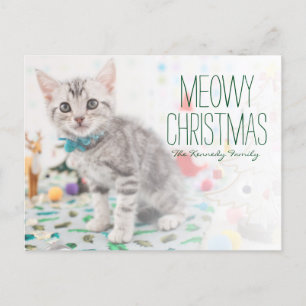 Cartes Pour Fêtes Annuelles Cat américain shorthair