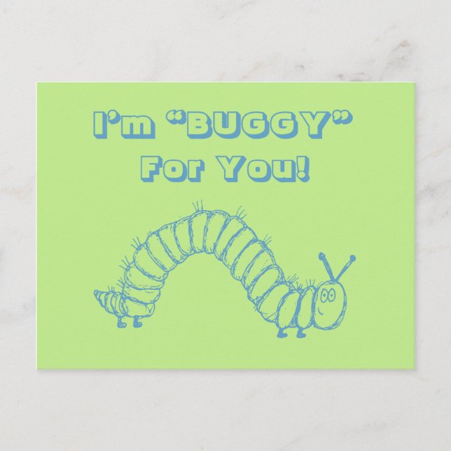 Cartes Pour Fêtes Annuelles Caterpillar instruisent le jour de Valentines (Devant)