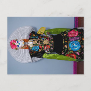 Cartes Pour Fêtes Annuelles Catrina Tehuana