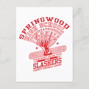 Cartes Pour Fêtes Annuelles Cauchemar sur Elm Street   Springwood High