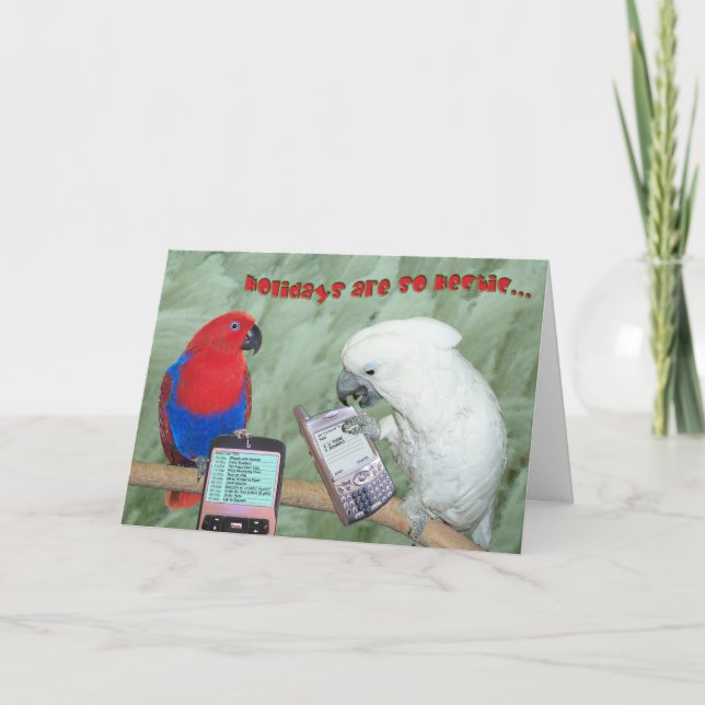 Cartes Pour Fêtes Annuelles Causerie (Devant)