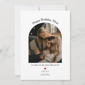 Cartes Pour Fêtes Annuelles Celebrate Mom with a warm, heartfelt birthday card