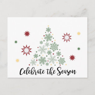 Cartes Pour Fêtes Annuelles Celebrate the Season Holiday Greeting Card