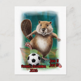 Cartes Pour Fêtes Annuelles Célébration de football 2026 au Canada sur un