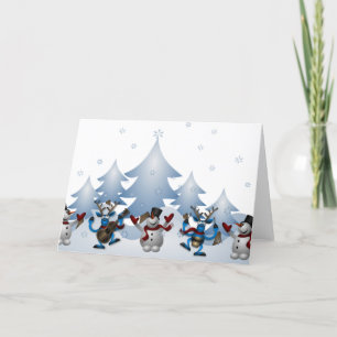 Cartes Pour Fêtes Annuelles Célébration musicale de Noël