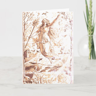 Cartes Pour Fêtes Annuelles Célébration païenne de ressort