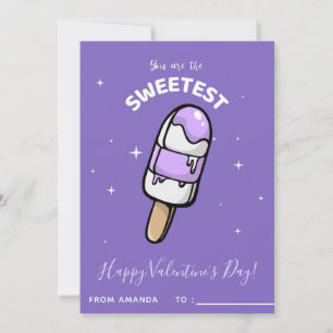 Cartes Pour Fêtes Annuelles Célèbre Popsicle Ice-Cream Cours pour enfants Sain