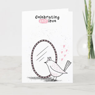 Cartes Pour Fêtes Annuelles Célébrer l'amour de soi 