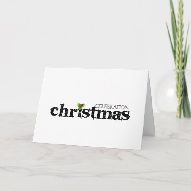 Cartes Pour Fêtes Annuelles Célébrez - Cristmas. (Devant)