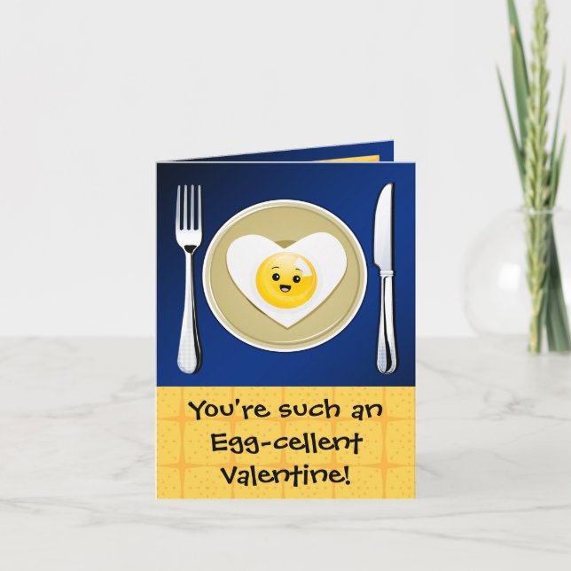 Cartes Pour Fêtes Annuelles Cellule d'oeufs Kawaii Valentine (Devant)
