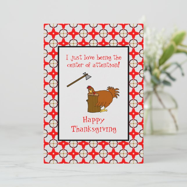 Cartes Pour Fêtes Annuelles Centre bon thanksgiving D'Attention Turquie (Debout devant)